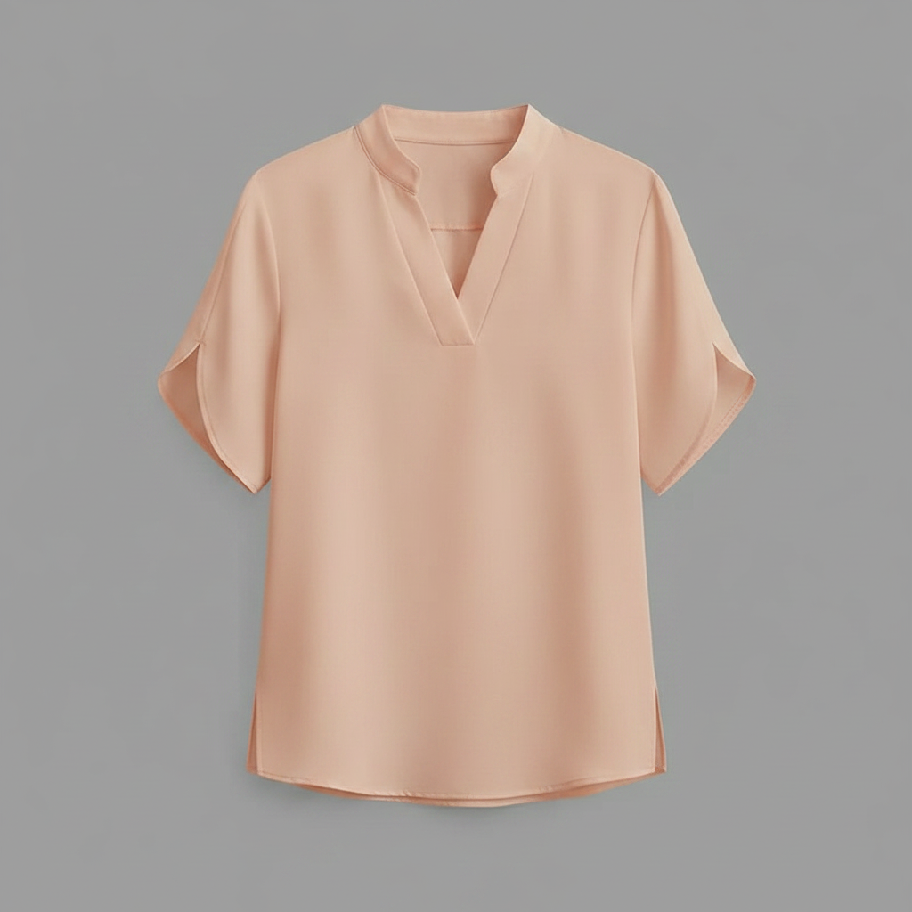 Blusa Donna Scollo a V Fluida Elegante