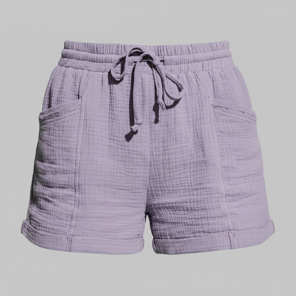 Pantaloncini Donna Mussola Casual Estivi