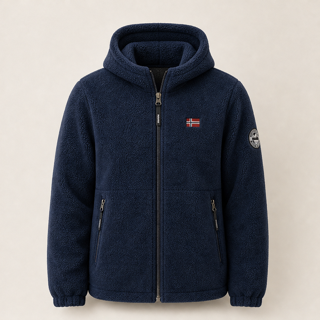 Termovia – Giacca Riscaldata in Grafene con Cappuccio Navy