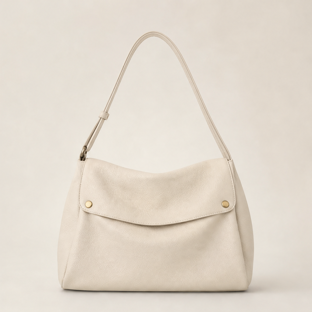 Varelle – Borsa a Spalla in Pelle Beige