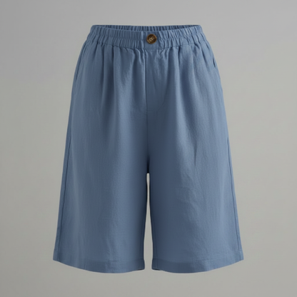 Bermuda Donna Vita Elastica Taglio Rilassato Estate