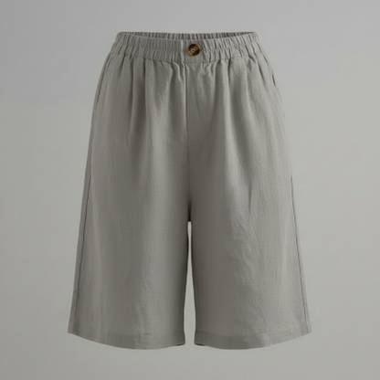 Bermuda Donna Vita Elastica Taglio Rilassato Estate