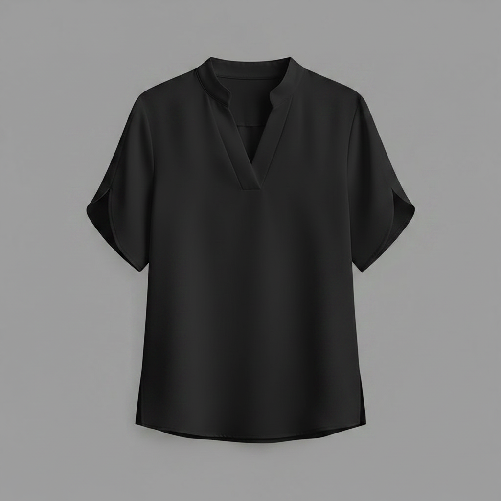 Blusa Donna Scollo a V Fluida Elegante