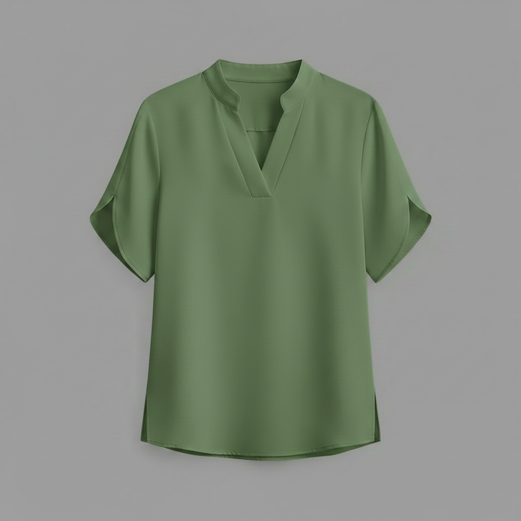 Blusa Donna Scollo a V Fluida Elegante