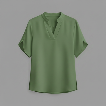 Blusa Donna Scollo a V Fluida Elegante