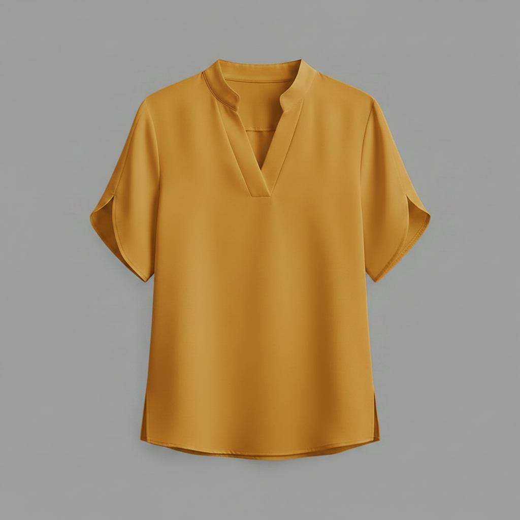 Blusa Donna Scollo a V Fluida Elegante