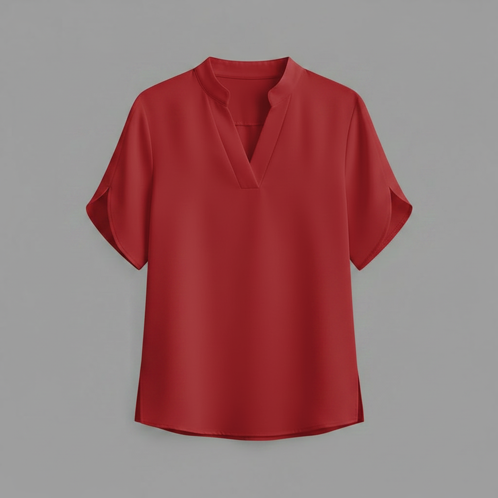 Blusa Donna Scollo a V Fluida Elegante