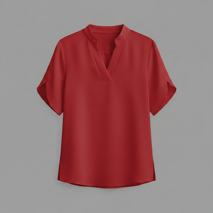 Blusa Donna Scollo a V Fluida Elegante