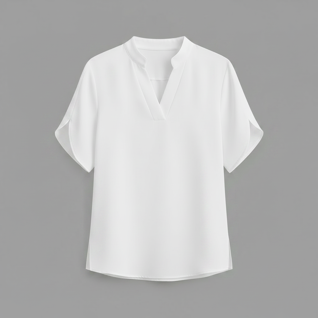Blusa Donna Scollo a V Fluida Elegante