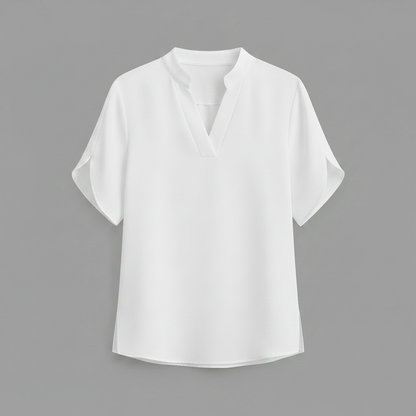 Blusa Donna Scollo a V Fluida Elegante