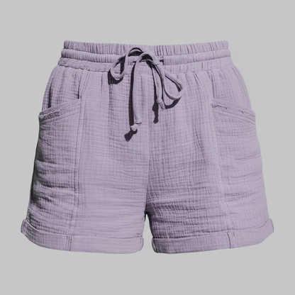 Pantaloncini Donna Mussola Casual Estivi