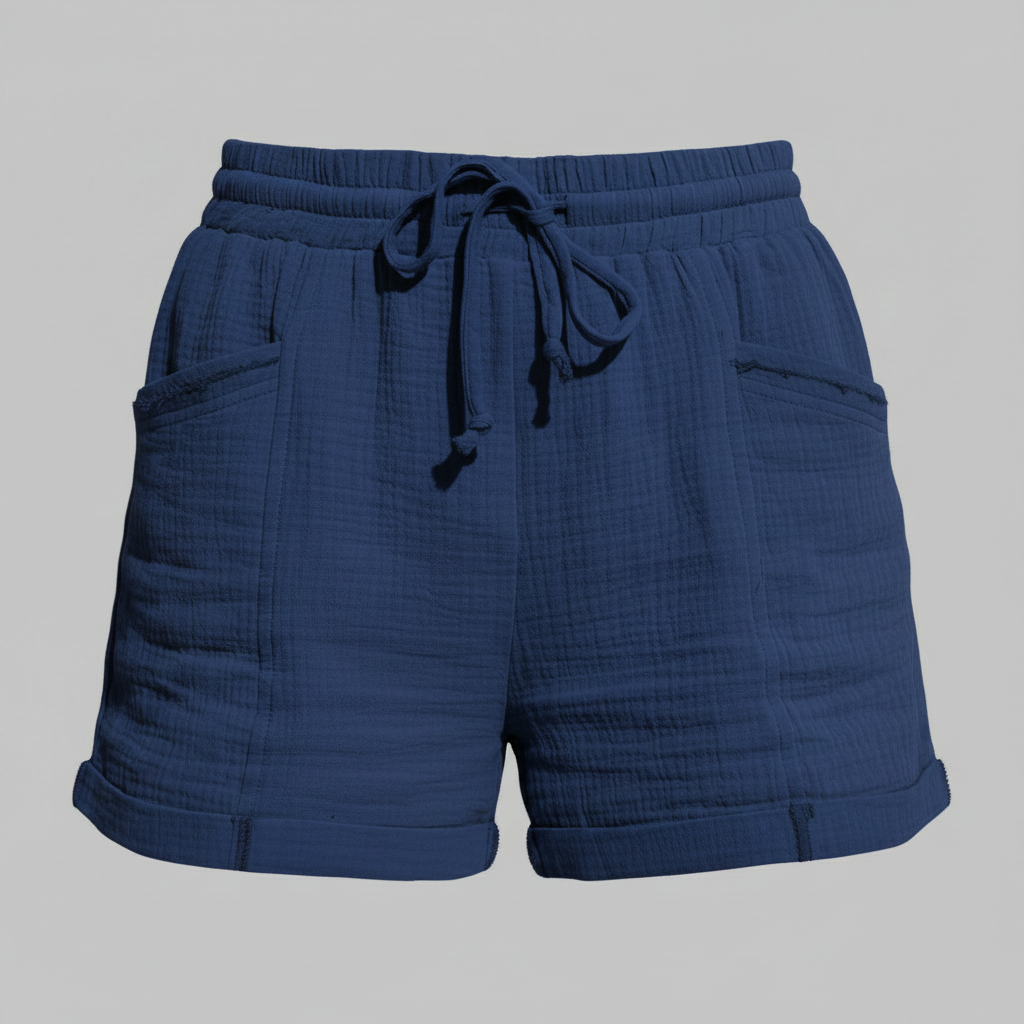 Pantaloncini Donna Mussola Casual Estivi