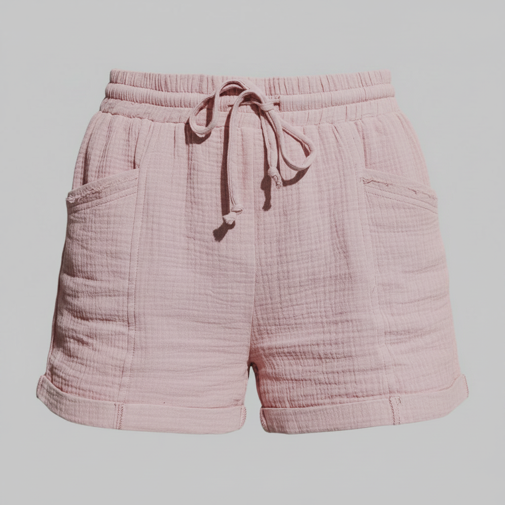 Pantaloncini Donna Mussola Casual Estivi