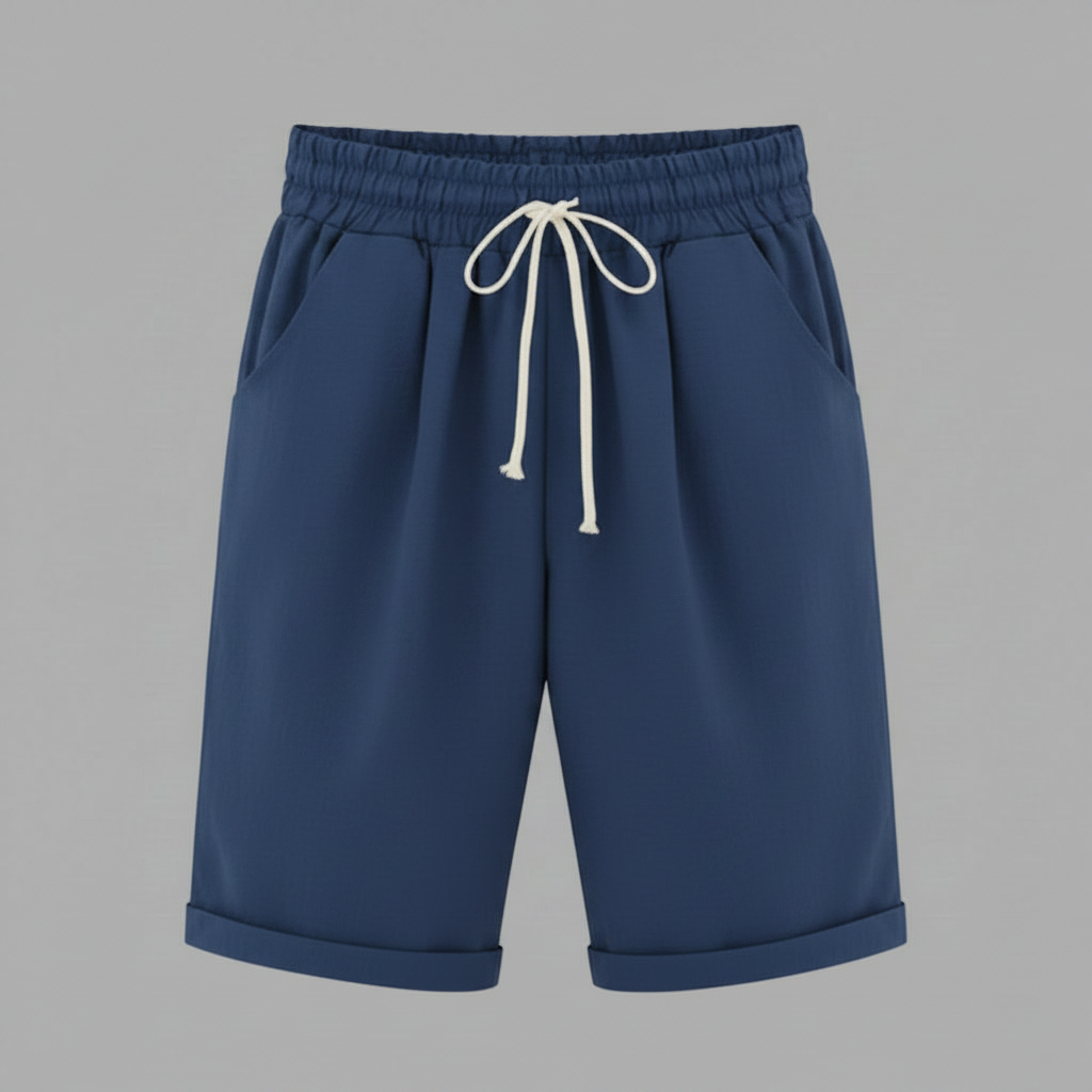Pantaloncini Estivi Donna | Shorts Ampi con Vita Elastico