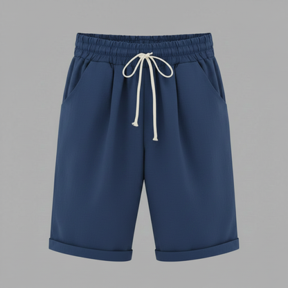 Pantaloncini Estivi Donna | Shorts Ampi con Vita Elastico