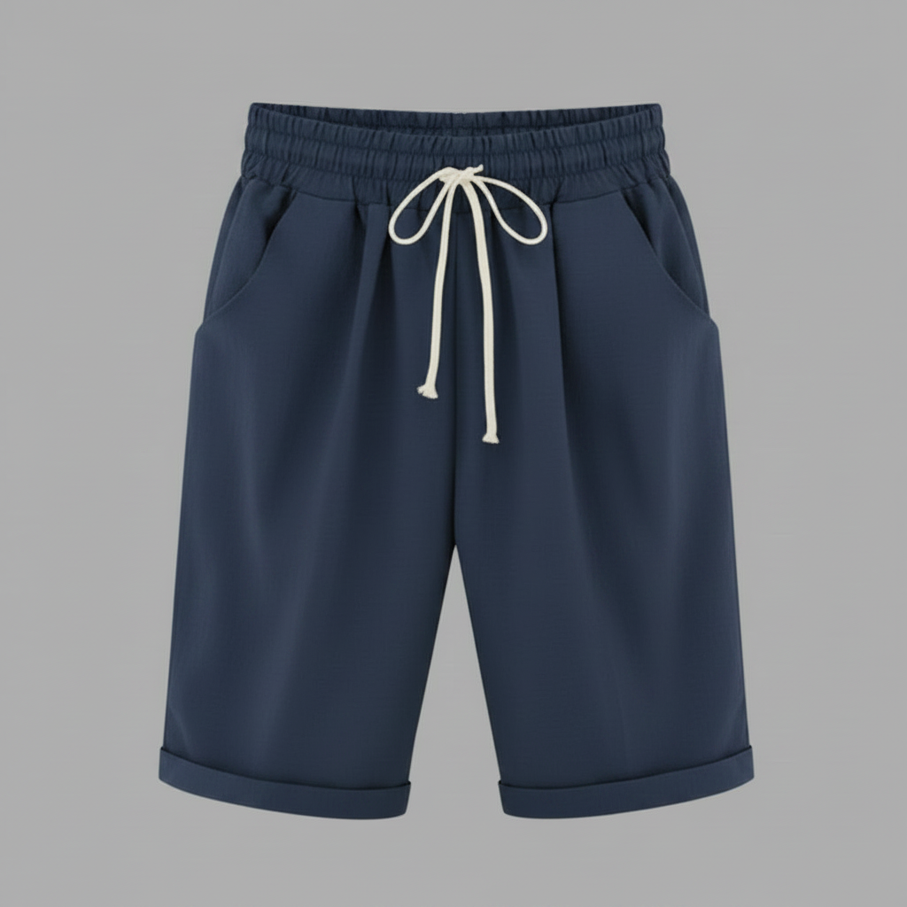 Pantaloncini Estivi Donna | Shorts Ampi con Vita Elastico