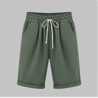 Pantaloncini Estivi Donna | Shorts Ampi con Vita Elastico