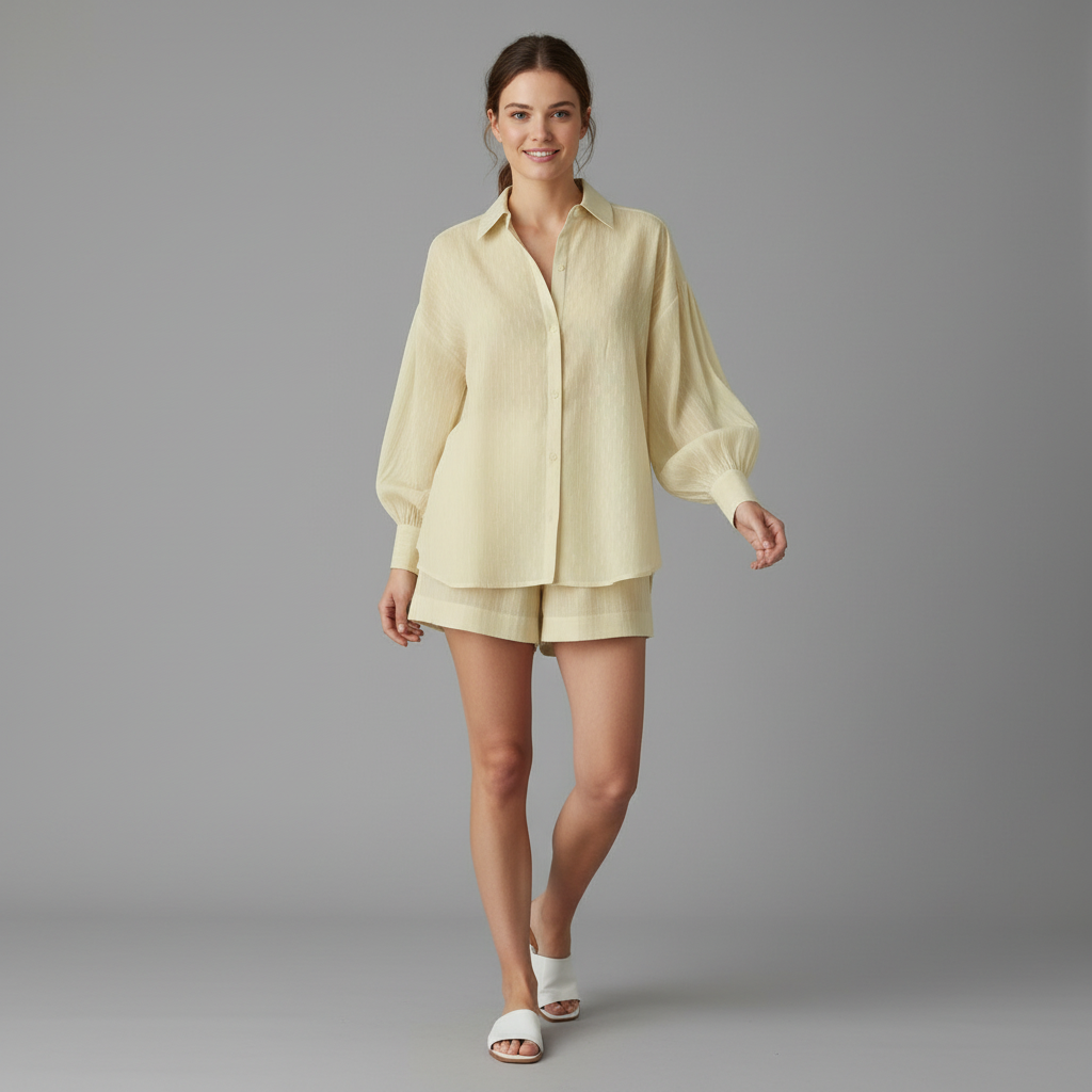 Set Donna Due Pezzi | Camicetta e Gonna Vestibilità Ampia