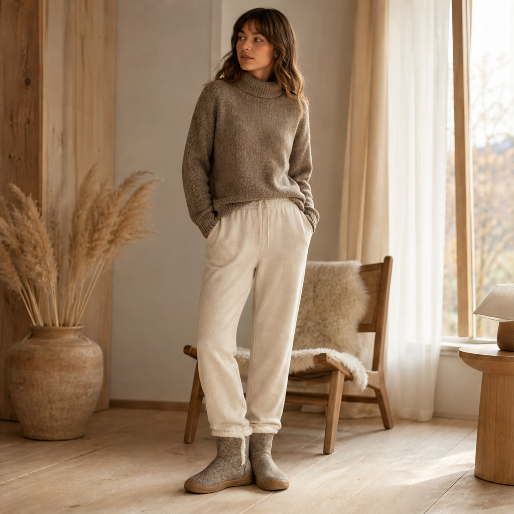 Varmelo – Stivaletto Invernale in Lana Bouclé lifestyle