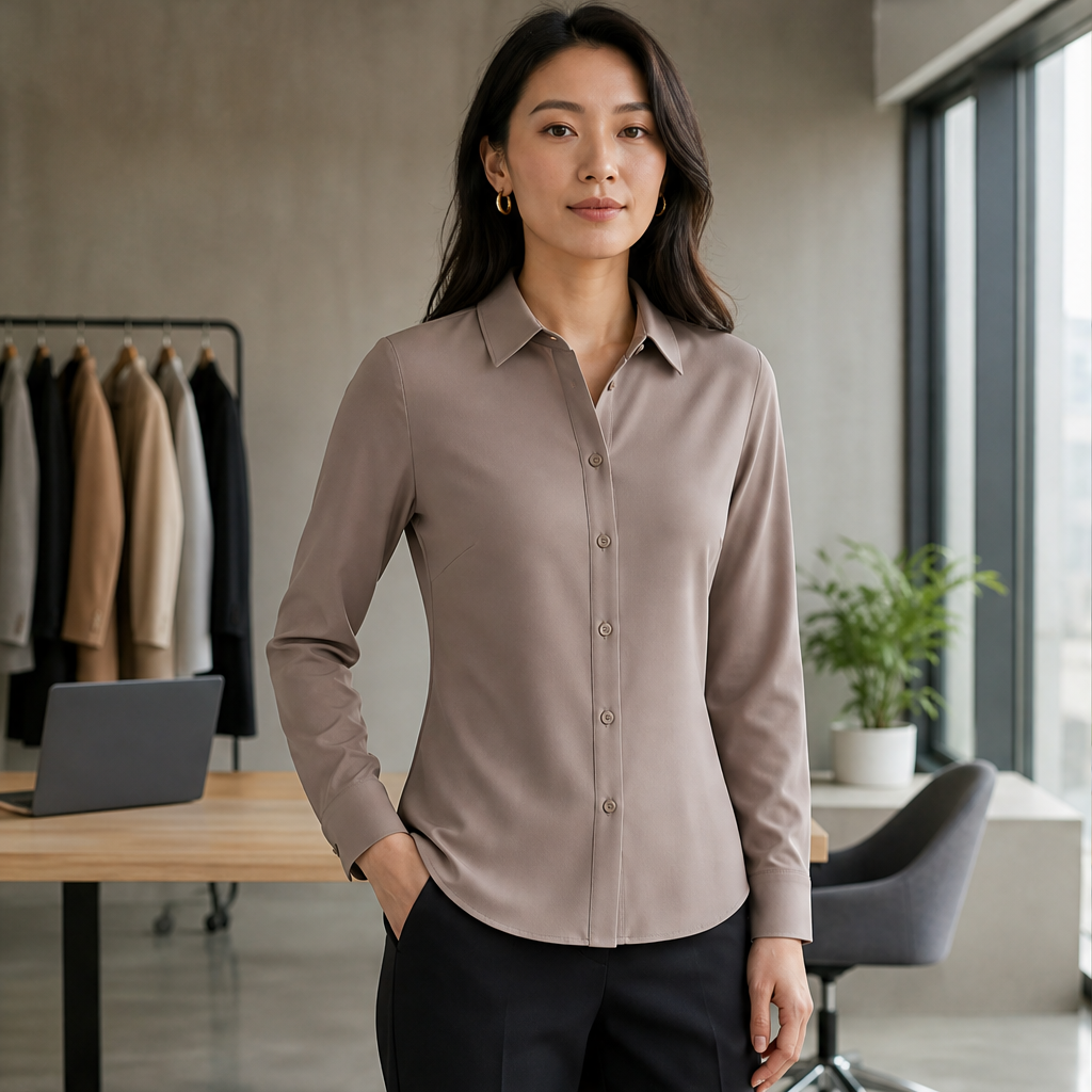 Novirra – Camicia Slim Fit Antipiega lifestyle