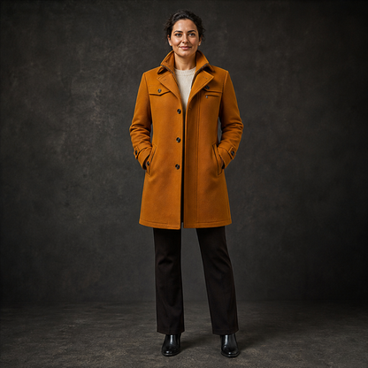 Varonio – Cappotto in Lana con Bottoni lifestyle