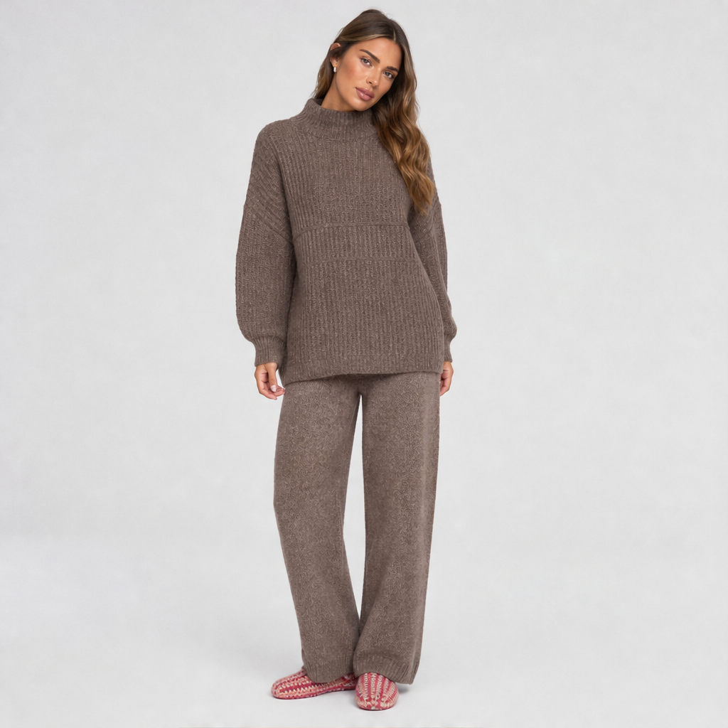Morelio – Maglione e Pantaloni in Maglia, Completo lifestyle