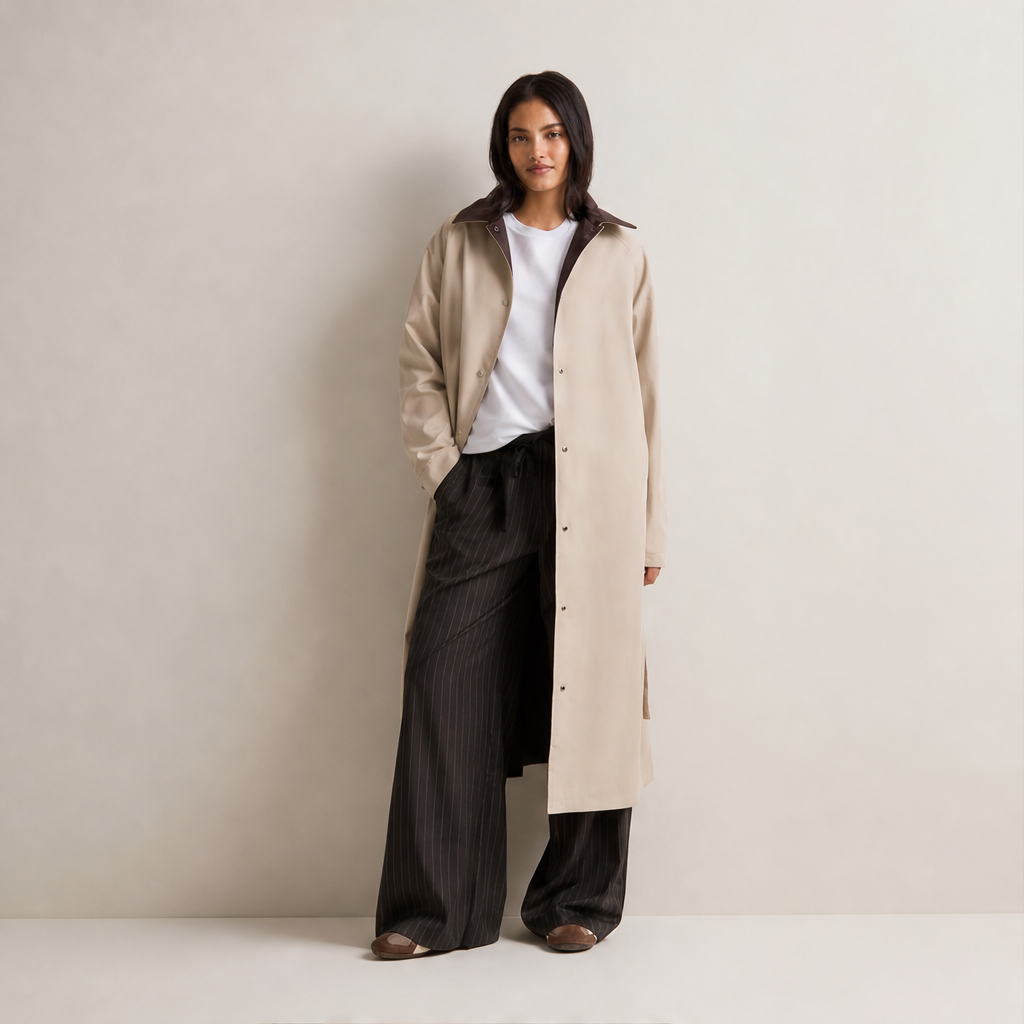 Varonne – Trench Reversibile Longline lifestyle