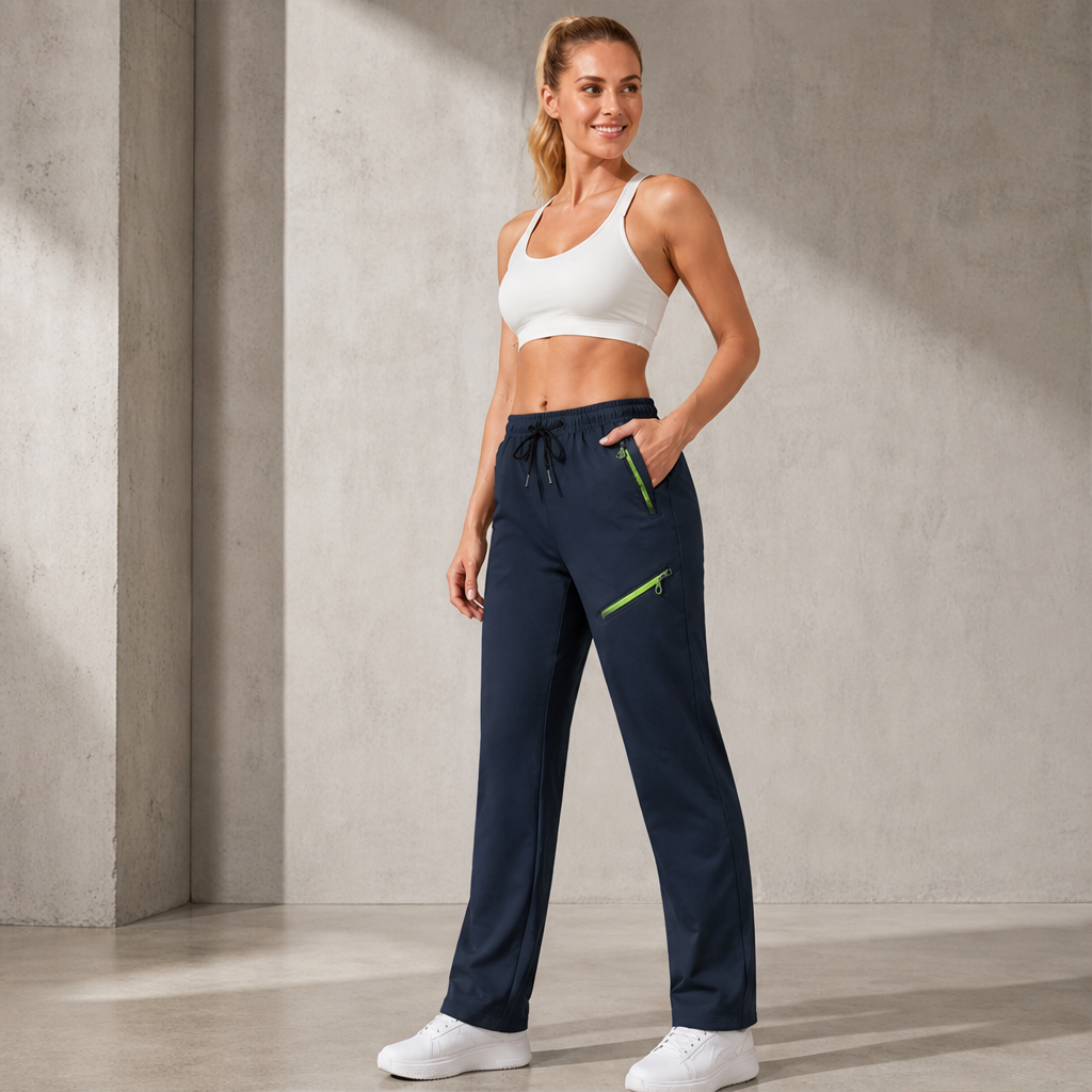 Velostra – Pantaloni Sportivi con Zip a Contrasto lifestyle