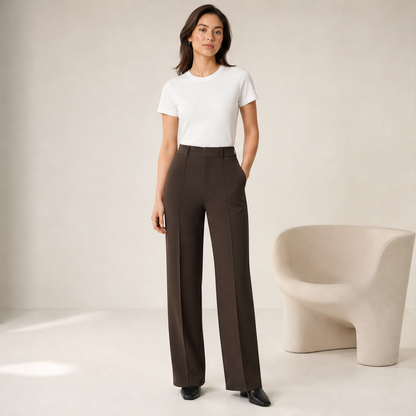 Varonne – Pantalone Relaxed in Crepe lifestyle