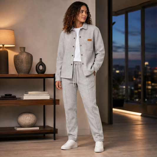 Velluna – Completo Due Pezzi in Tessuto Waffle lifestyle