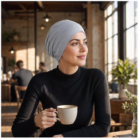 Turbante Copricapo Elasticizzato Donna | Cuffia Morbida Effetto Seta - Taglia Unica lifestyle