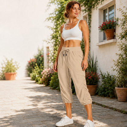 Verlina – Pantaloni Harem Cropped Asciugatura Rapida lifestyle