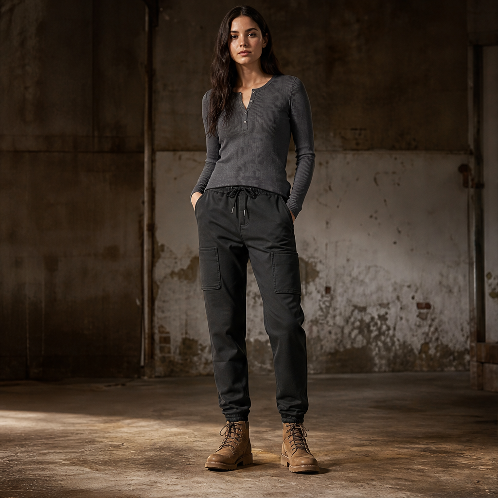 Movenza – Pantaloni Cargo Elasticizzati Jogger lifestyle