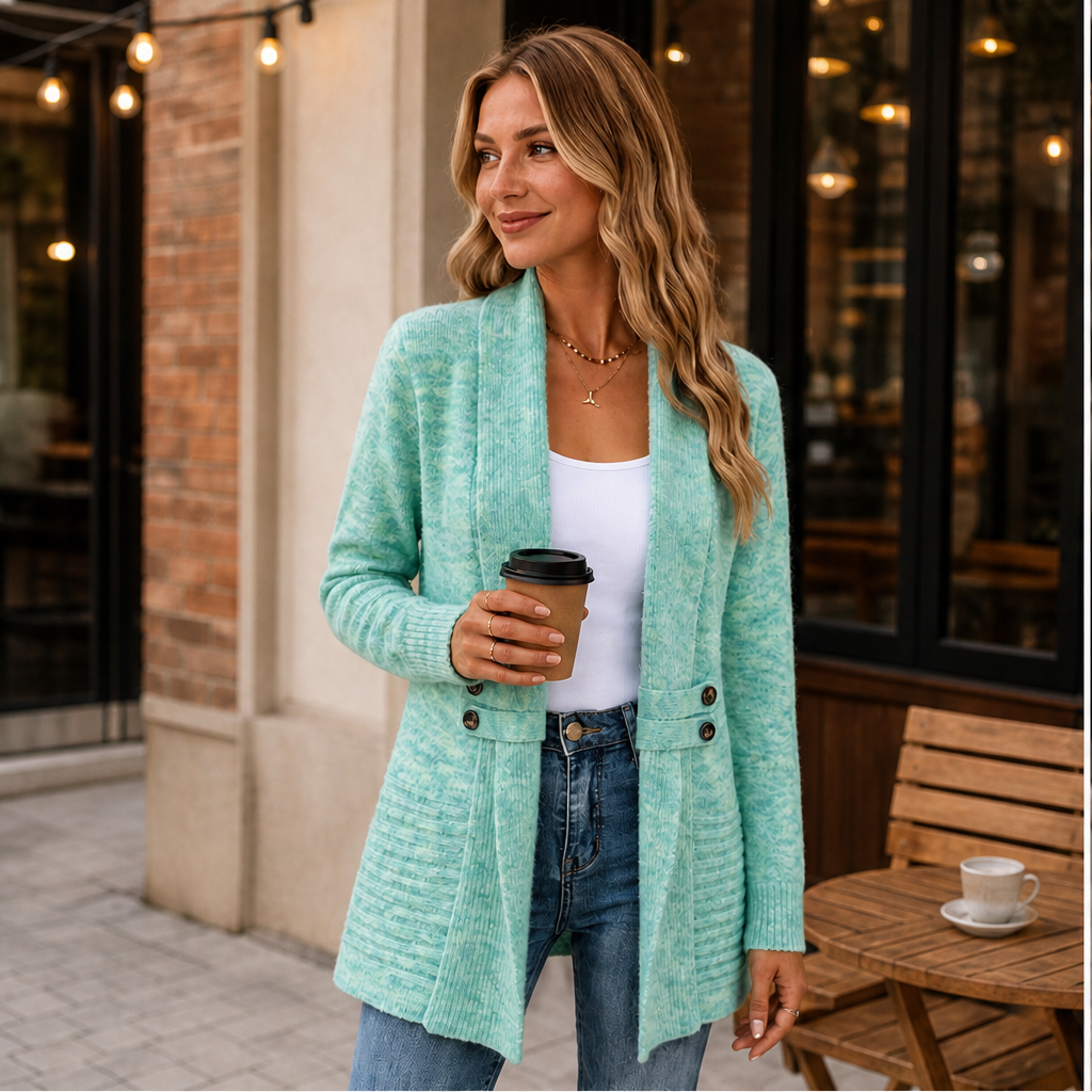 Novarene – Cardigan Doppiopetto in Maglia lifestyle