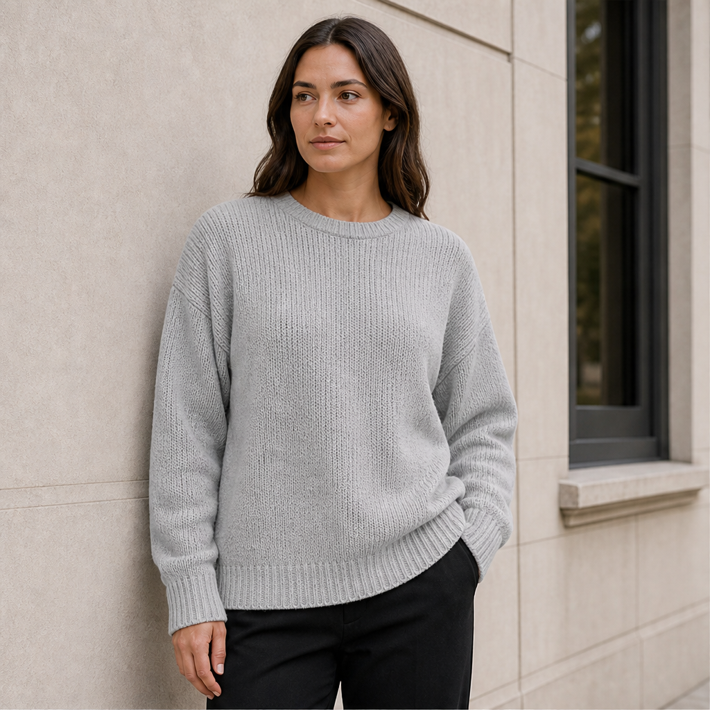 Maglera – Pullover Girocollo a Costine lifestyle