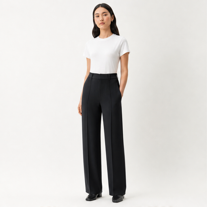 Velmira – Pantalone Relaxed in Crêpe lifestyle