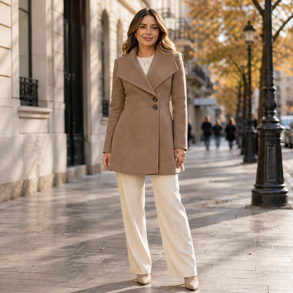 Veluria – Cappotto Slim Fit in Misto Lana lifestyle