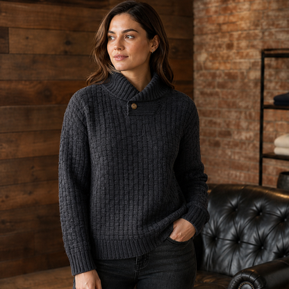 Vellara – Pullover in Maglia Testurizzata con Colletto lifestyle