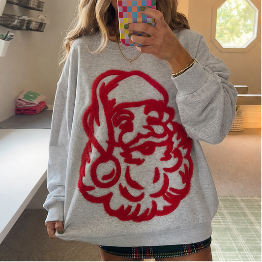Novalene – Felpa Oversize con Grafica Babbo Natale lifestyle