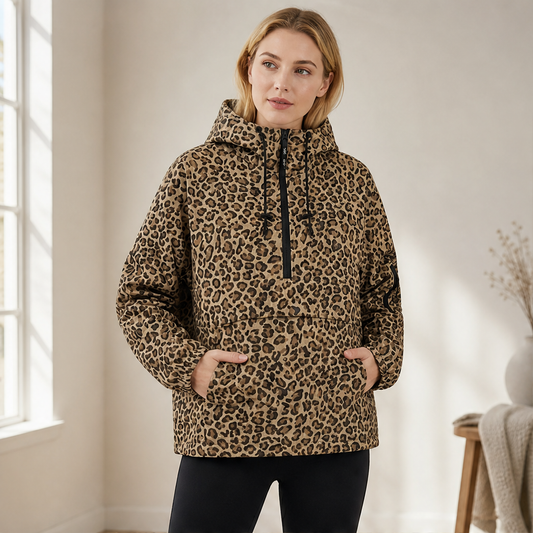 Piovena – Giacca Impermeabile Foderata in Pile con Tasca Marsupio lifestyle