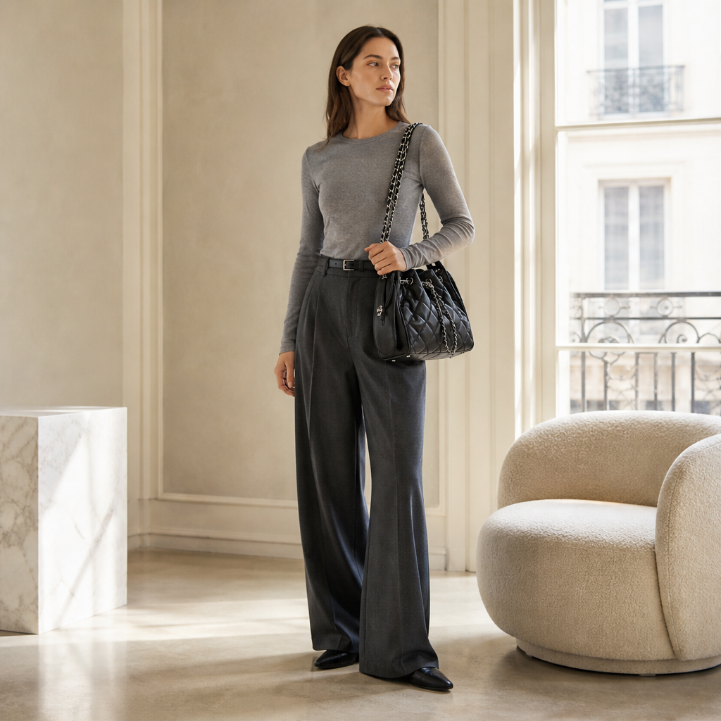 Caviora – Borsa Bucket in Pelle Trapuntata lifestyle