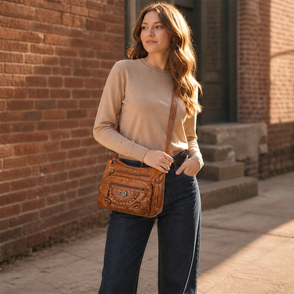 Vellora – Borsa a Tracolla Multitasche in Pelle PU lifestyle