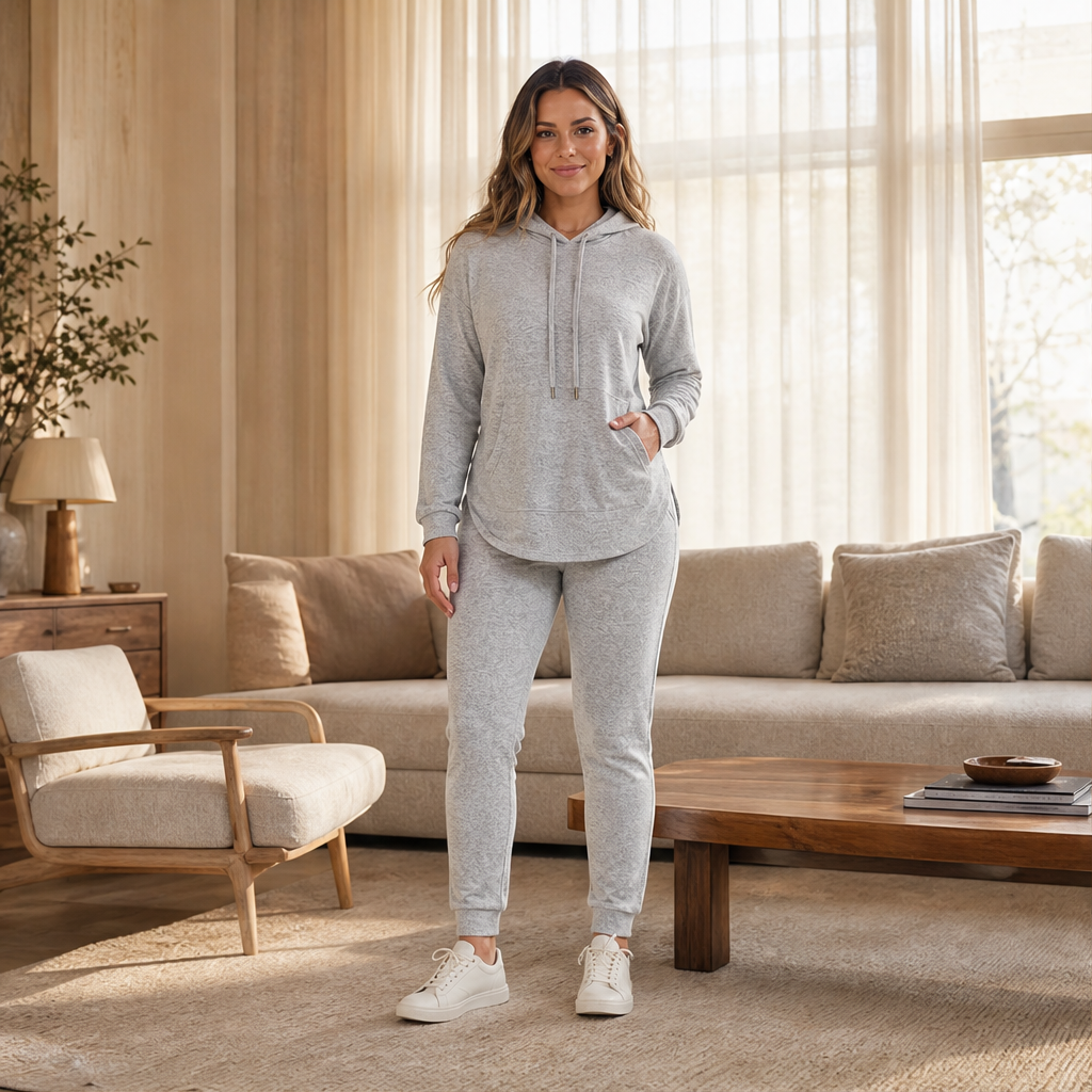 Morvetta – Tuta Comoda in Due Pezzi con Cappuccio lifestyle