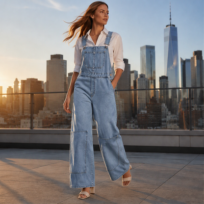 Velarosa – Completo Mantella Collo Alto e Pantaloni Palazzo lifestyle