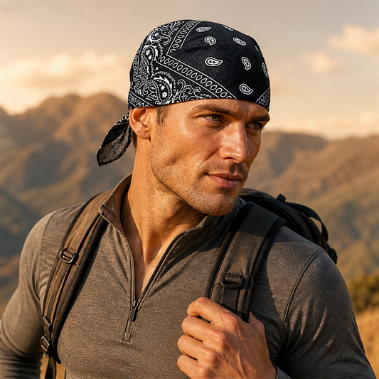 Vezanto – Bandana Sportiva Paisley Regolabile lifestyle