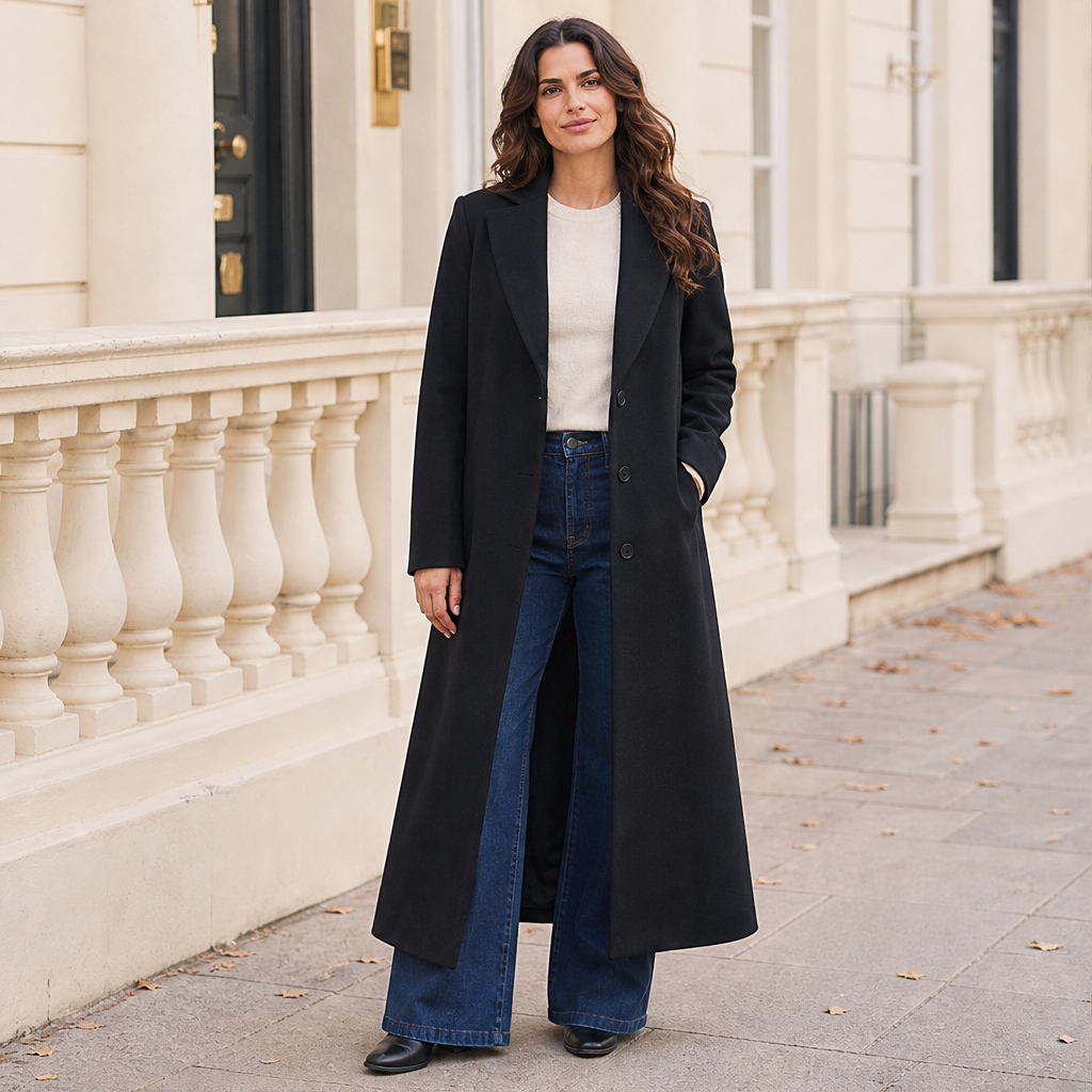 Varonnia – Cappotto Lungo in Misto Lana lifestyle