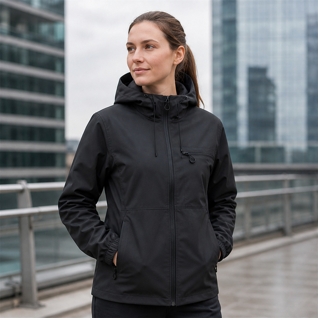 Vortexa – Giacca Tecnica Impermeabile con Cappuccio lifestyle