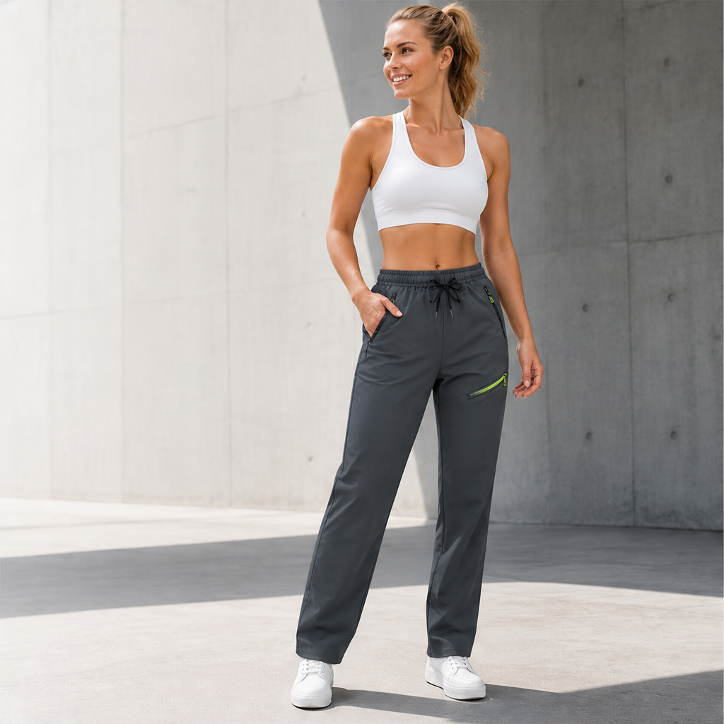 Velomia – Pantaloni Sportivi Slim con Tasche Zip lifestyle