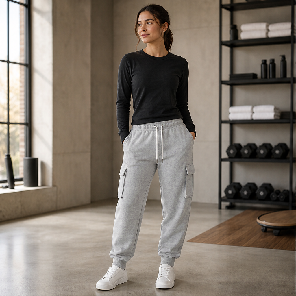Varelio – Jogger Cargo Comodi con Coulisse lifestyle