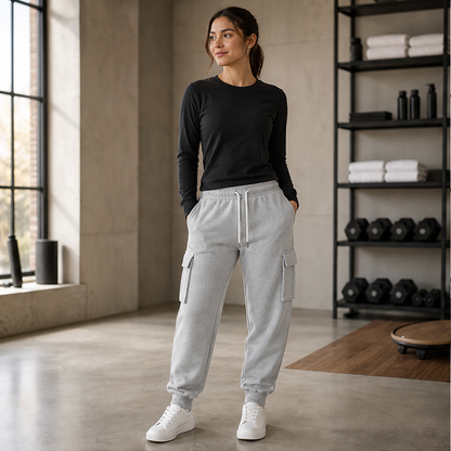 Varelio – Jogger Cargo Comodi con Coulisse lifestyle